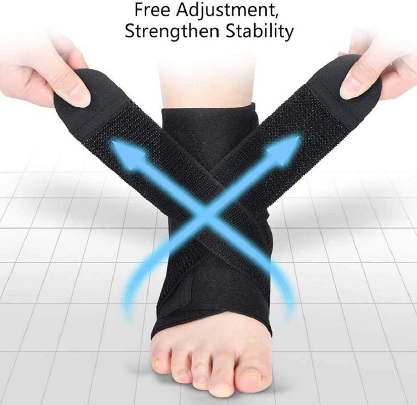 Ankle Wrap Brace Support Strap Protection, Sports Joint Support Belt, Foot Guard Sprains Injury Wrap Heel Protector Bandage Wrap Strap Wyz17002