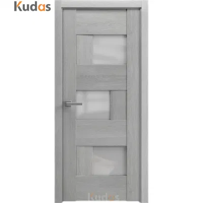 Prehung Oak Wood Modern Safe Beautiful Luxury White Ash Soild Wooden Door Hotel Doors