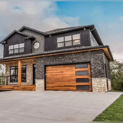 2022 Doorwin Texas Hot Sale Villa Architecture Modern Style Aluminum and Glass Automatic Modern Roll up Garage Doors