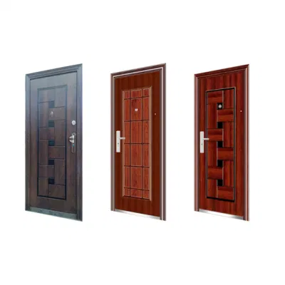 Fusim Solid Wood Panel Door Half Glass Interior Bedroom Bathroom Door Morden Design