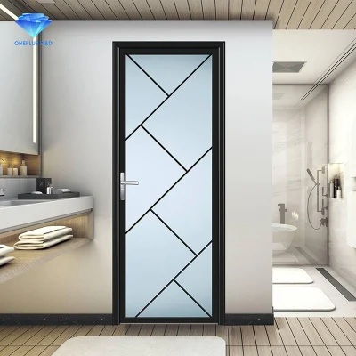 Home Modern Nordic Design Indoor Aluminium French Casement Swing Glass Door