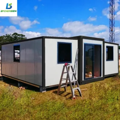 40FT Folding Expandable House Prefabricated Foldable House 2 Bedrooms or 3 Bedrooms