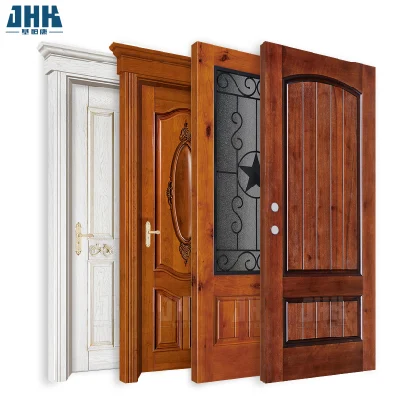Jhk Modern Customized Interior Exterior MDF/HDF Wooden White Door