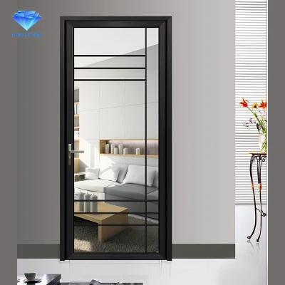 Home Modern Nordic Design Indoor Aluminium French Casement Swing Glass Door