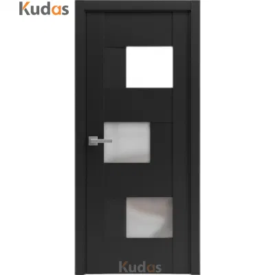 Prehung Oak Wood Modern Safe Beautiful Luxury White Ash Soild Wooden Door Hotel Doors