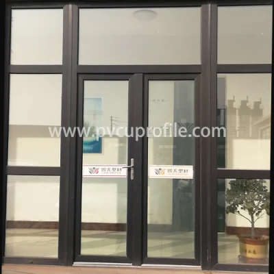 Double Glazing Exterior Sliding Front Patio PVC Glass Doors