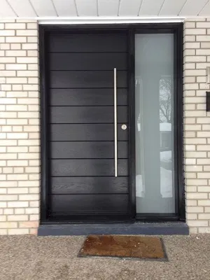 Well Made Entry Door Modern Design Pivot Door with Sidelights