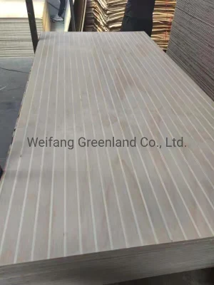 15mm Grooved Plywood, Hardwood Core, Okume Film Face and Back
