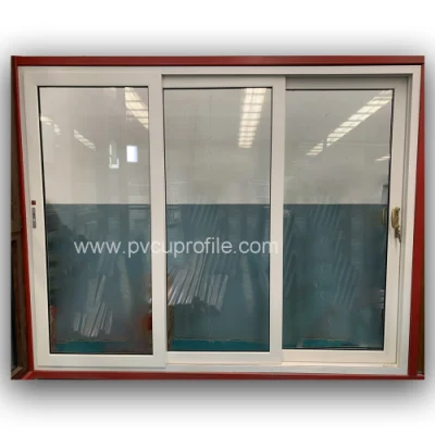 Double Glazing Exterior Sliding Front Patio PVC Glass Doors