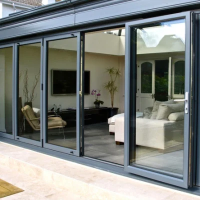 Foshan Hanse Custom Aluminum Sliding Door Noiseless Double Glass Exterior Aluminum Sliding Doors