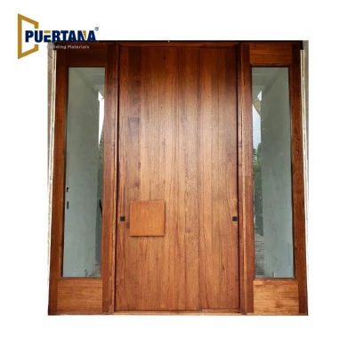 Exterior Front Doors for Houses Modern Glass Wood Entry Double Main Wooden Security Door Single French Front Wooden Doors