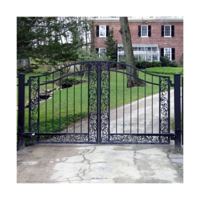 Orient in Stock Wrought Iron Gate Designs House Project Cheap Wrought Iron Gates Door