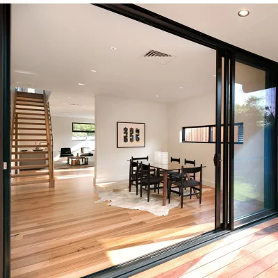 Energy Efficient Double Glazed Bifold Door Aluminium French Windows and Hinged Sliding Stacking Glass Doors