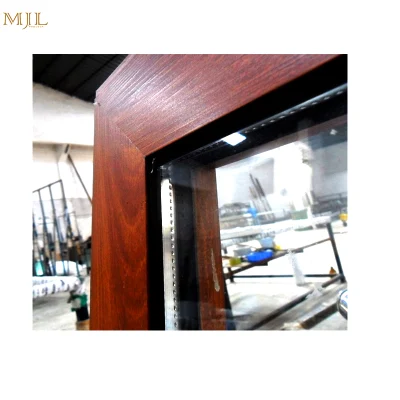 Double Glazing Low E Glazing Solid Wooden Sliding Glass Doors