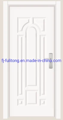 America Style Fashion Cheap Panel Wooden Interior Steel Wood Door