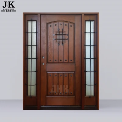 Jhk-Fd07-2 China Factory Craftsman Style Fiberglass Entry Door