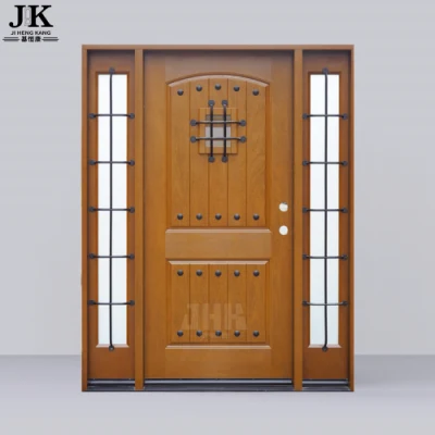 Jhk-Fd07-2 China Factory Craftsman Style Fiberglass Entry Door