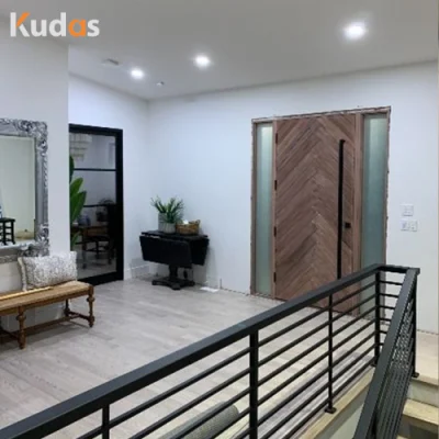 Modern Entrance Pivot Main Gate Front Door Exterior Doors in Wood Pivot Door