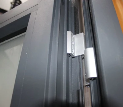 Aluminum Double Entry Door Flush Door with Sidelights and Transom