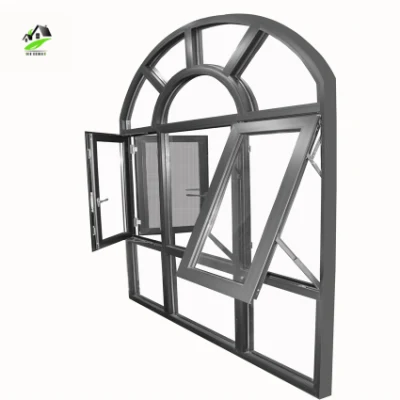 Arched Interior French Doors with Double Clear Tempered Glass