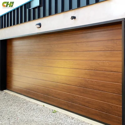 Aluminun Commercial External Wood Door Modern Windor China Puertas De Garaje Metal Roll up Garage Door 12V for Homes