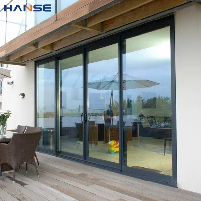 Heavy Duty Exterior Metal Aluminium Doors High Quality Aluminium Alloy Frame Sliding Patio Glass Window and Door for Villa