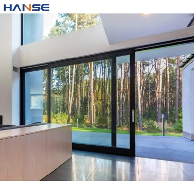 Heavy Duty Exterior Metal Aluminium Doors High Quality Aluminium Alloy Frame Sliding Patio Glass Window and Door for Villa