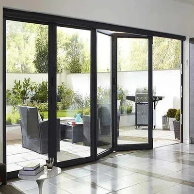 Customized Thermal Break Double Glass Folding Door Philippines