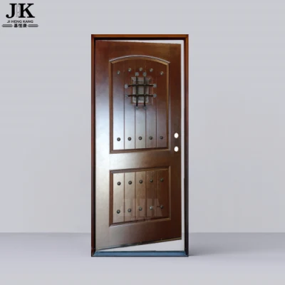 Jhk-Fd07-2 China Factory Craftsman Style Fiberglass Entry Door