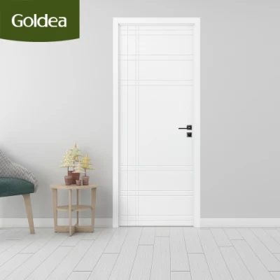 Room Interior Entrance MDF PVC Wooden Timber Glass Solid Wood Door