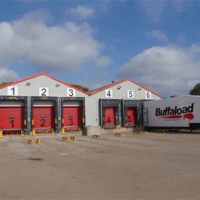 Industrial Overhead Roll up Door Automatic Metal Exterior Sectional Door for Cold Storage Freezer Room, Warehouse and Loading Docks