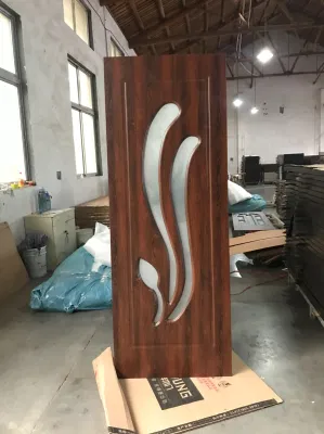 Customized Wooden Door Interior Glass Assembled PVC Panel Doors