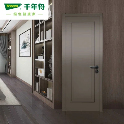 Interior Solid Wood Panel Door Apartment Hotel Room Red Teak Exterior HDF MDF Timber Wooden Veneer Doors
