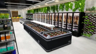 Modern Convenience Store Design Food Kiosk Layout Design