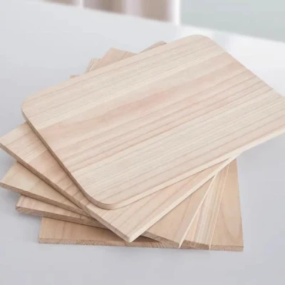 Production of Pure Solid Wood Seamless Splicing Paulownia Slats for The Door Frame