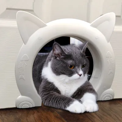 in Stock China High Quality Kitties and Kittens Easy to Install Indoor Cat Door
