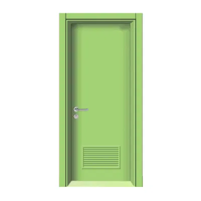 Antibacterial Laminated Hospital Wooden Door Entry Clinic Patient Room Door with Glass