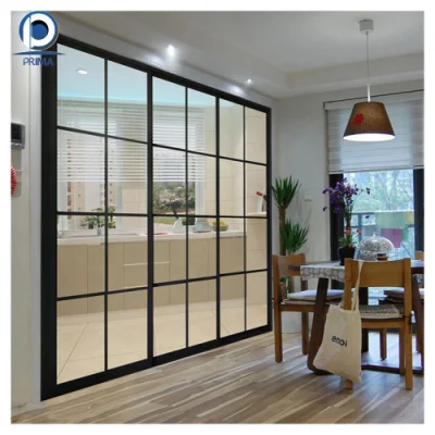 Slim Frame Sliding Glass Door for Indoor French Door