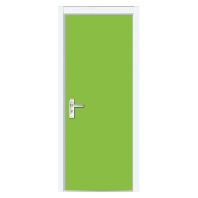 Antibacterial Laminated Hospital Wooden Door Entry Clinic Patient Room Door with Glass