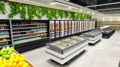 Modern Convenience Store Design Food Kiosk Layout Design