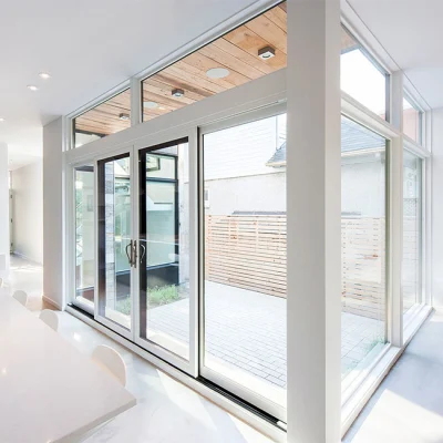 Modern Exterior House Front Entrance Glass Aluminium Patio Sliding Door