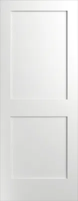 Prehung Solid Wood Interior White Painted Porte 3 Panel Shaker Door