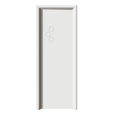 Multiple Styles Painted Primer Bathroom WPC Solid Wood Interior Doors for Houses