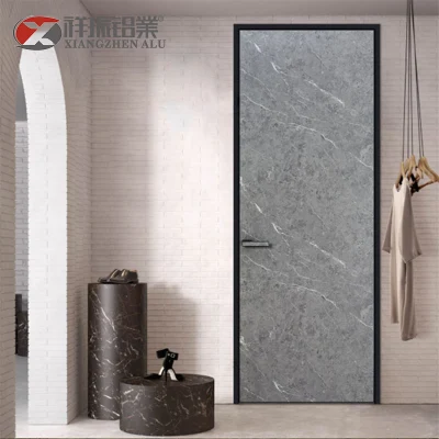 Modern Design Bathroom Glass Door Shower Room Aluminum Door for Wc Toilet Room Interior Bathroom Hinged Doors