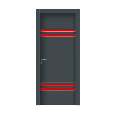 Heat &amp; Sound Resistant Waterproof WPC Material Bedroom Door PVC Bathroom Door