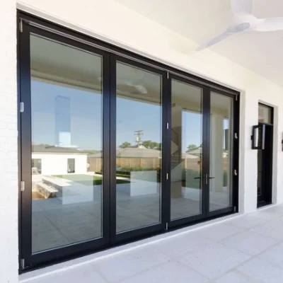 Foshan Hanse Custom Aluminum Sliding Door Noiseless Double Glass Exterior Aluminum Sliding Doors