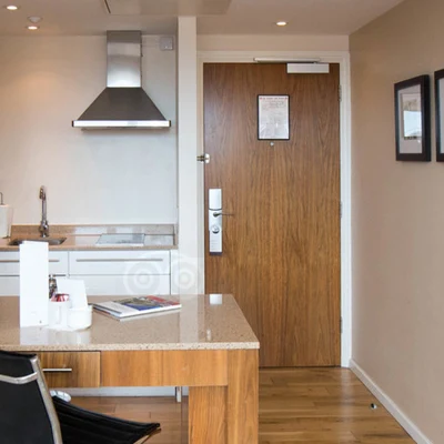 Custom 20 45 60 90 Min Fireproof Door UL Listed Security Commercial Hotel Fire Rated Wooden Door for Interior Guest Room