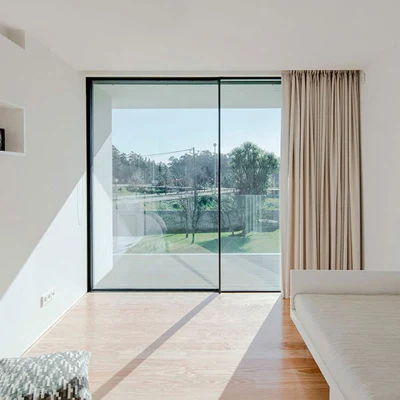 Sound Insulation Minimalist Slim Frame Design Glass Sliding Door Aluminium Window Hurricane Impact Frameless Aluminium Doors for Home System Sliding Door