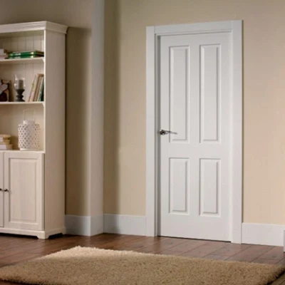 Double Carving Wood Exterior Sliding Door