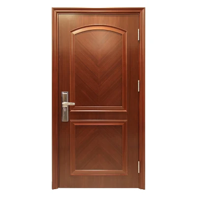 Exterior Residential Hotel Apartment Fireproof Sound Proof House Main Entrance Fire Resistance Teak Wood Melamine Wood Fire-Rated Wooden Log Solid Timber Doors